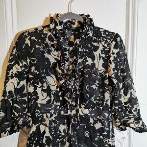 J Crew Women's lightweight Patterned Top